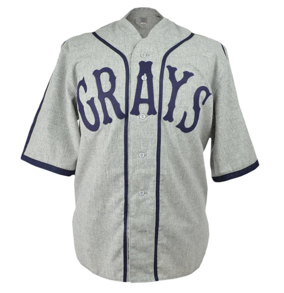 Men's Homestead Grays Gray Stitched Baseball Jersey